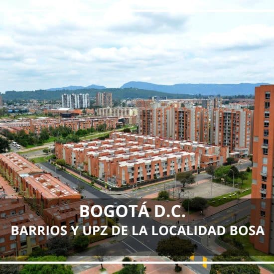 Barrios y UPZ de la localidad Bosa