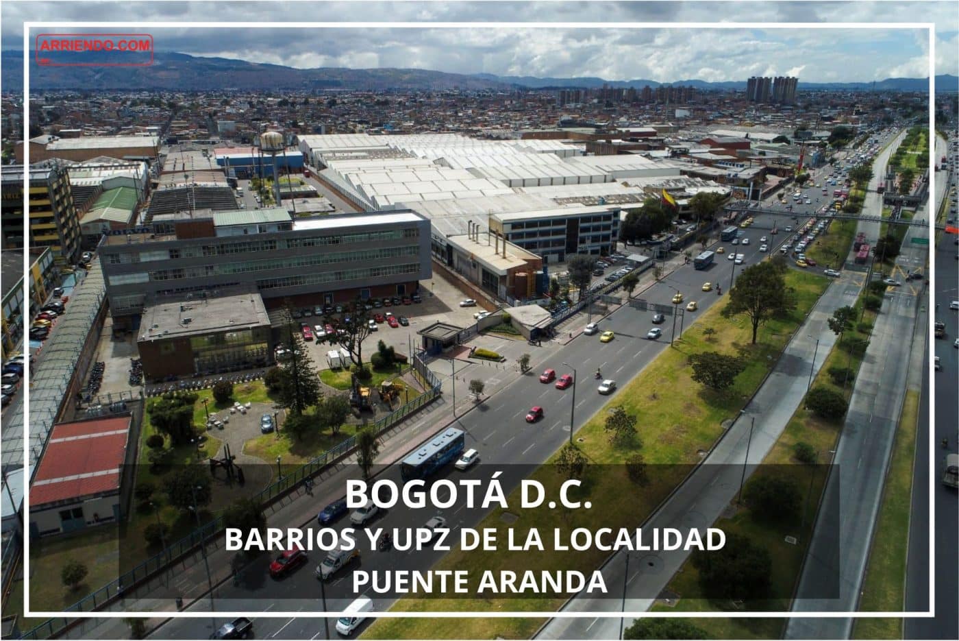 Barrios y UPZ de la localidad Puente Aranda