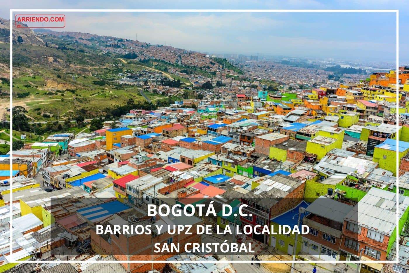 Barrios y UPZ de la localidad San Cristóbal