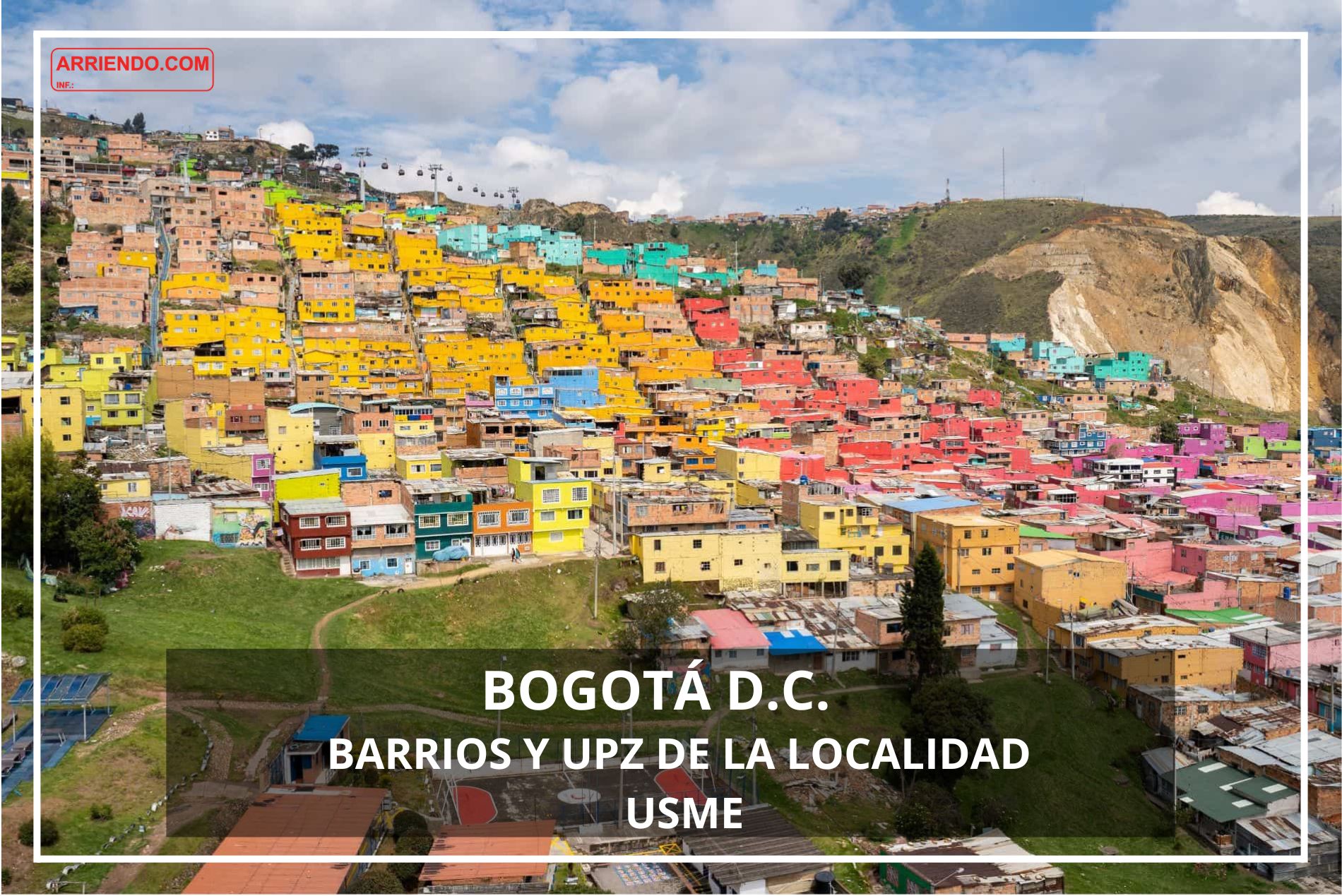 Barrios y UPZ de la localidad Usme