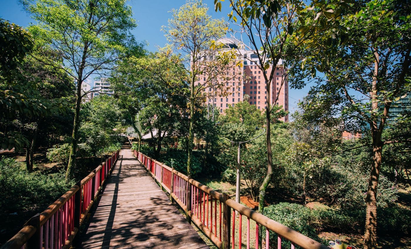 Barrio El Poblado en Medellín